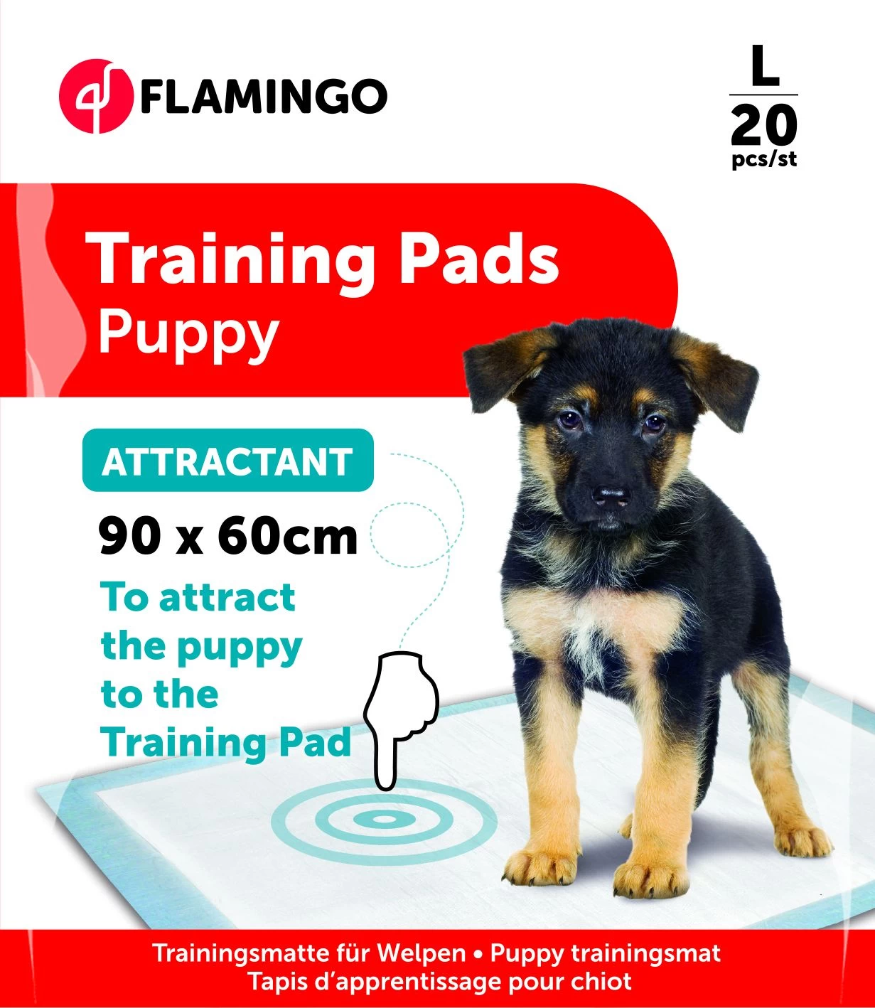 Flamingo Trainingsmat Pady L 20st Lokstof 90x60cm 3 Flamingo Trainingsmat Pady L 20st Lokstof 90x60cm