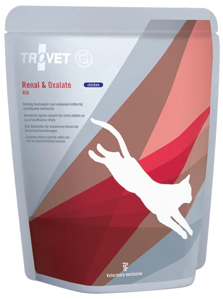 Trovet Rid Renal & Oxalate - Kattenvoer Met Kip - Maaltijdzakjes 12x 85g 3 Trovet Rid Renal & Oxalate - Kattenvoer Met Kip - Maaltijdzakjes 12x 85g