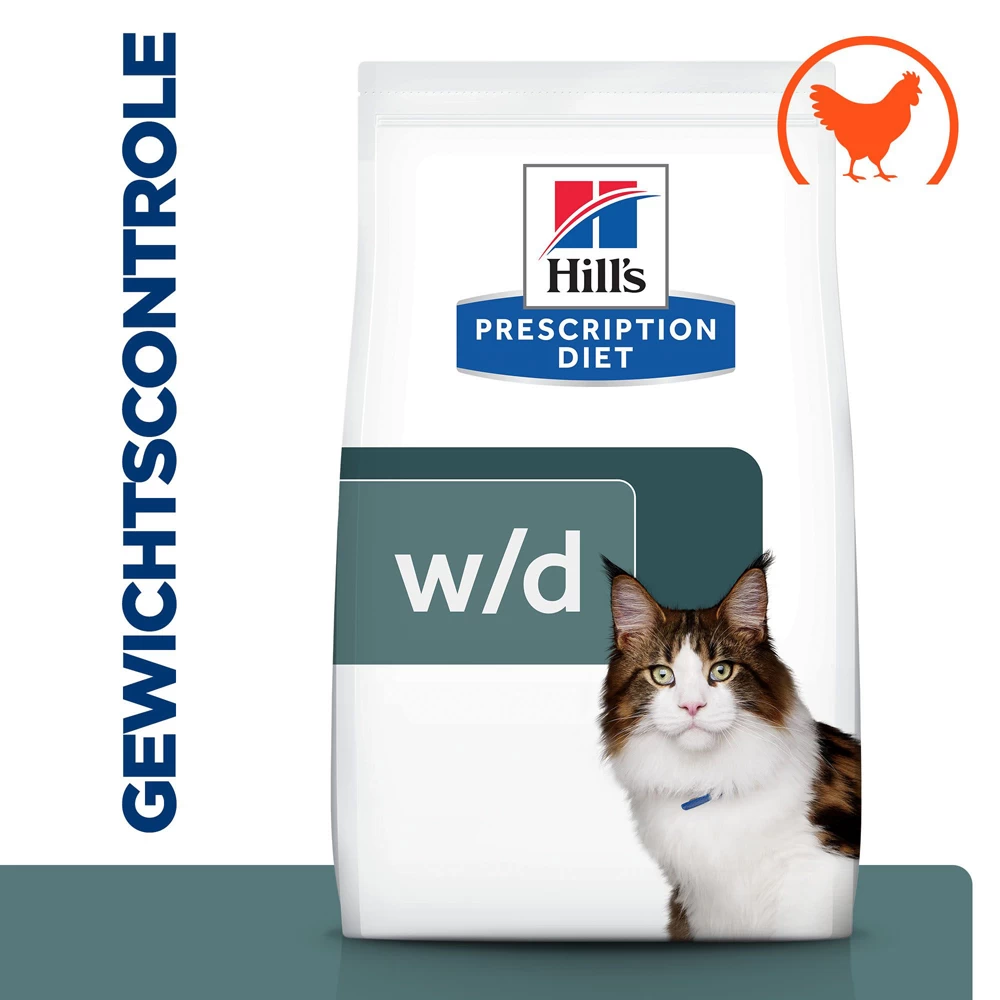 Hill's Prescription Diet W/d Multi-benefit Kattenvoer Met Kip 3kg 4 Hill's Prescription Diet W/d Multi-benefit Kattenvoer Met Kip 3kg - Afbeelding 2