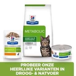 Hill's Prescription Diet Metabolic Weight Management Kattenvoer Met Kip 12kg -Dierenparadijspaleis 52742047249 5 NL