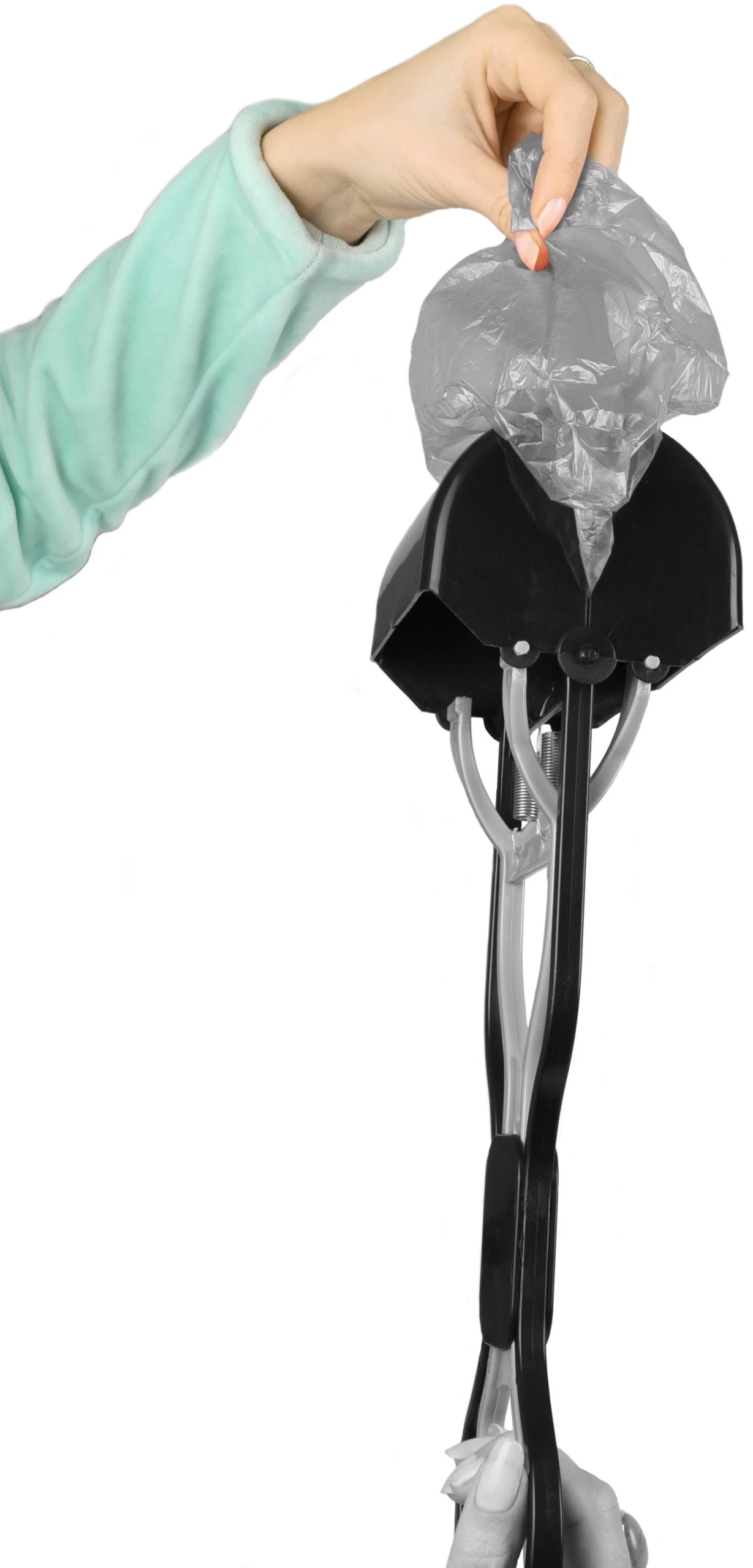 Flamingo Poepschep Easy Scoop Zwart/grijs M 12x10x36,5cm 8 Flamingo Poepschep Easy Scoop Zwart/grijs M 12x10x36,5cm - Afbeelding 6