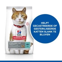 Hill's Science Plan Young Adult Sterilised - Tonijn - 3kg -Dierenparadijspaleis 753db788132aae49e36c1ccbf1106ac3266a2541a8a48aac3fb107d6df389d83