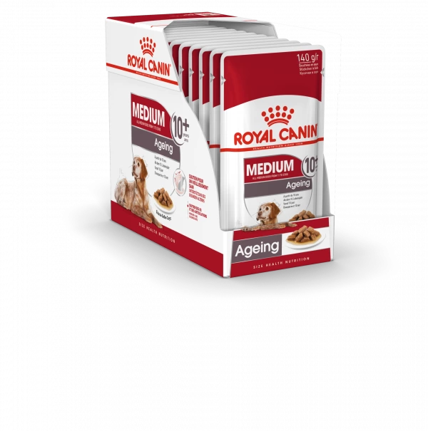 Royal Canin Medium Ageing 10+ Hondenvoer 10x 140g 3 Royal Canin Medium Ageing 10+ Hondenvoer 10x 140g