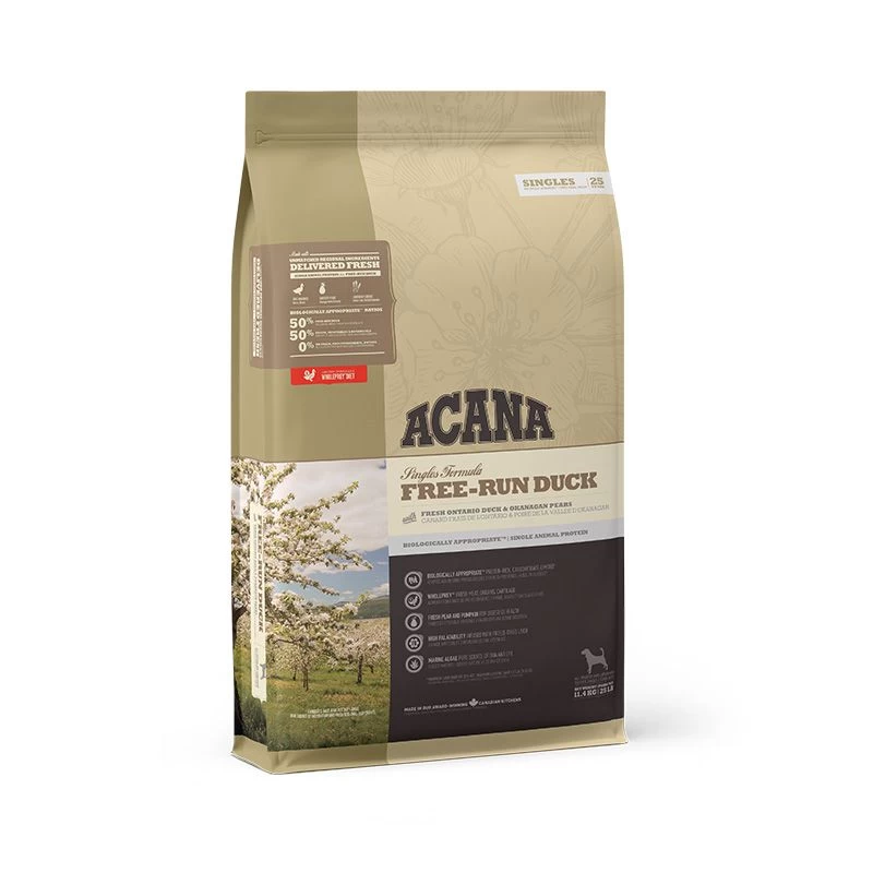 Acana Singles Free-Run Duck Hond 11,4kg 3 Acana Singles Free-Run Duck Hond 11,4kg