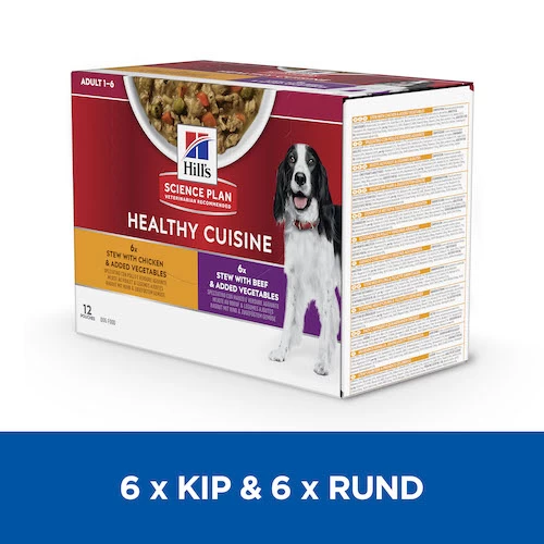 Hill's Science Plan Healthy Cuisine Hond Multipack Met Kip En Rund 12x90g 11 Hill's Science Plan Healthy Cuisine Hond Multipack Met Kip En Rund 12x90g - Afbeelding 9