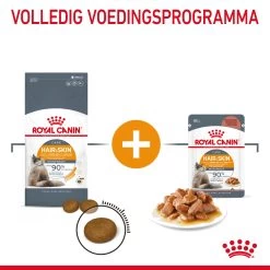 Royal Canin Hair & Skin Care Natvoer In Gravy Kattenvoer 12x85g -Dierenparadijspaleis Royal Canin Hair Skin Care Gravy Kat NL 06