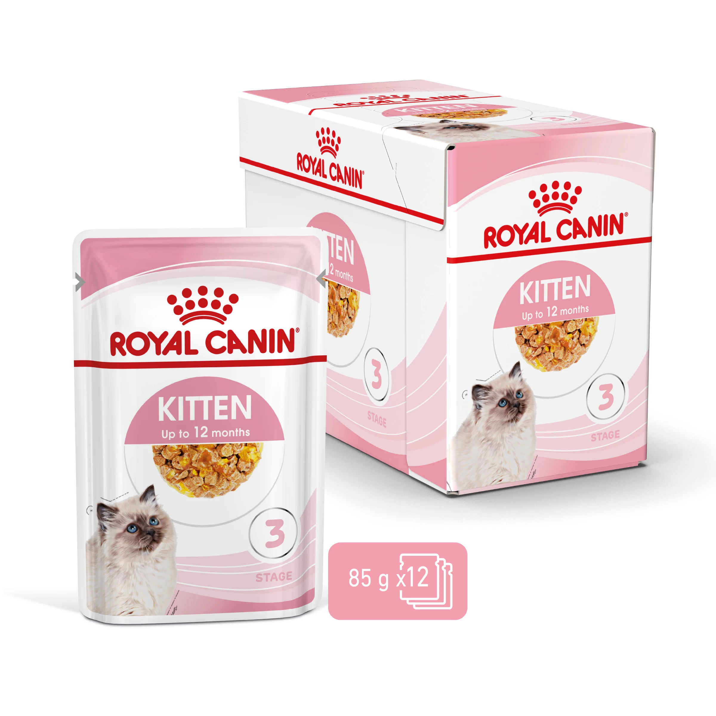 Royal Canin Kitten In Jelly Kattenvoer 12x85g 5 Royal Canin Kitten In Jelly Kattenvoer 12x85g - Afbeelding 3