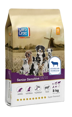 Carocroc Senior Sensitive 16/10 ( Gold - Lam ) 3 Kg 3 Carocroc Senior Sensitive 16/10 ( Gold - Lam ) 3 Kg
